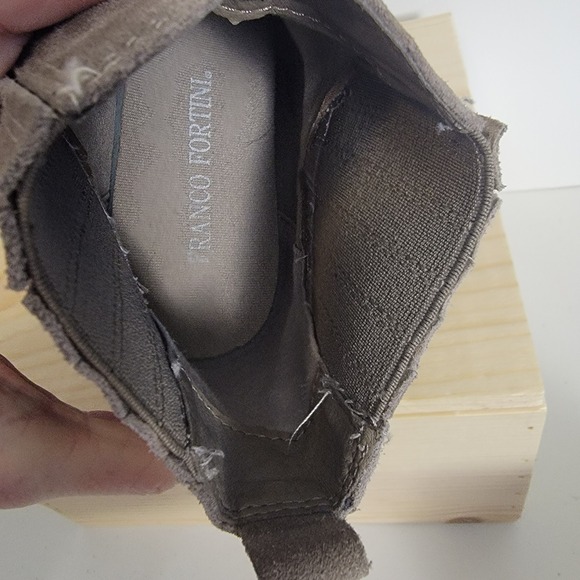 Franco Fortini Chesney Women's Leather Western Boots Size 7.5 Chunky Heel - Picture 9 of 16